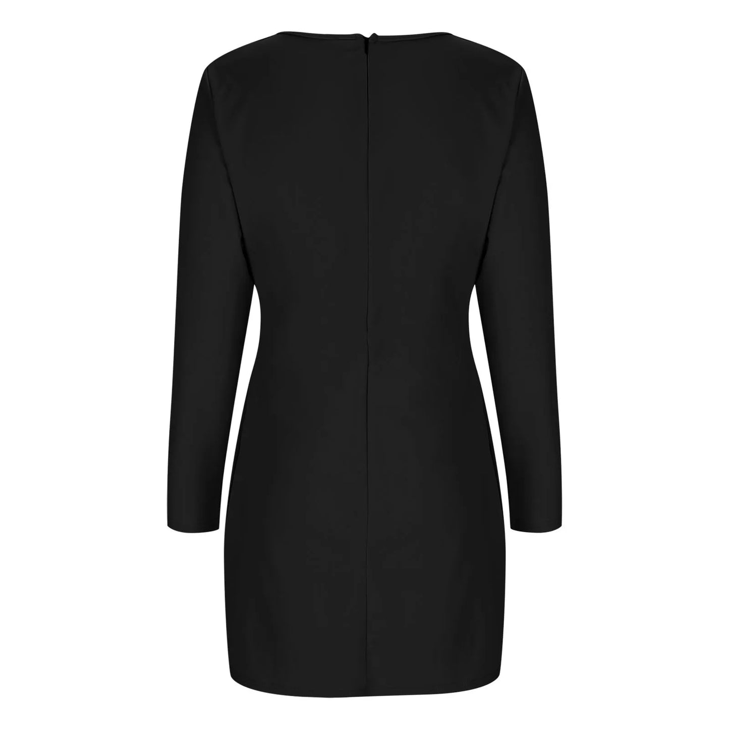 Long Sleeve Boat Neck Dress Mini For Teens Plus Size Slim Fit Party Club Bodycon Fall Vestidos Para Mujer